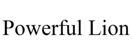 POWERFUL LION trademark
