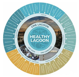 LIVING SHORELINES FILTER FEEDERS SEAGRASSES CONTAMINANTS ATMOSPHERIC DEPOSITION LEGACY LOADS HYDROLOGY STROMWATER WASTEWATER IMPAIRED WATERS POLICY CONSIDERATIONS CITIZEN ENGAGEMENT CCMP IMPLEMENTATION AND FINANCING SCIENCE TECHNOLOGY INNOVATION STATE OF THE LAGOON MONITORING AND DATA EMERGENCY RESPONSE DISTINCTIVE LAGOON COMMUNITIES MARINAS AND BOATING TRASH-FREE WATERS 21ST CENTURY COMMUNITIES CLIMATE READY ESTUARIES HARMFUL ALGAL BLOOMS FISHERIES FORAGE FISHES EXOTIC &AMP; INVASIVE SPECIES OF CONCERN BIODIVERSITY CONNECTED WATERS LAND CONSERVATION SPOIL ISLANDS WETLANDS HABITATS WATER QUALITY COMMUNICATE-COLLABORATE-COORDINATE HEALTHY COMMUNITIES LIVING RESOURCES ONE LAGOON ONE VOICE ONE COMMUNITY HEALTHY LAGOON trademark