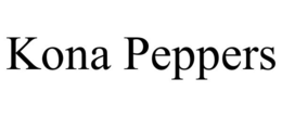 KONA PEPPERS trademark