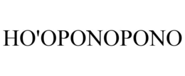 HO'OPONOPONO trademark