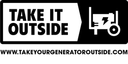 TAKE IT OUTSIDE WWW.TAKEYOURGENERATOROUTSIDE.COM trademark