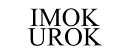 IMOK UROK trademark