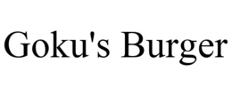 GOKU'S BURGER trademark