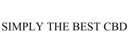 SIMPLY THE BEST CBD trademark