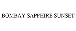 BOMBAY SAPPHIRE SUNSET trademark