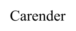 CARENDER trademark