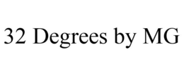 32 DEGREES BY MG trademark
