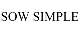 SOW SIMPLE trademark
