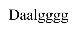 DAALGGGG trademark