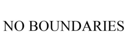 NO BOUNDARIES trademark