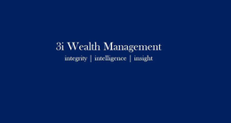 3I WEALTH MANAGEMENT INTEGRITY INTELLIGENCE INSIGHT trademark