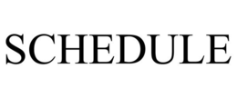 SCHEDULE trademark