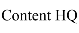 CONTENT HQ trademark