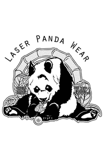 LASER PANDA WEAR OFFICIAL APPAREL EST 2012 SAVE UNITE AND PROSPER IN ABUNDANCE trademark