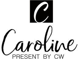 C CAROLINE PRESENT BY CW trademark