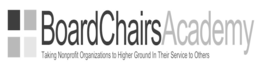 BOARD CHAIRS ACADEMY TAKING NONPROFIT ORGANIZATIONS TO HIGHER GROUND IN THEIR SERVICE TO OTHERS trademark