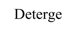 DETERGE trademark