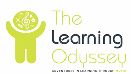 THE LEARNING ODYSSEY ADVENTURES IN LEARNING THROUGH MUSIC trademark