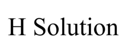 H SOLUTION trademark