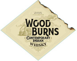 BLESSED & BOTTLED BY FULLARTON WOOD BURNS CONTEMPORARY INDIAN WHISKY trademark