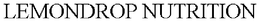 LEMONDROP NUTRITION trademark