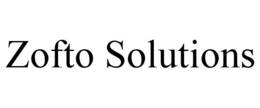 ZOFTO SOLUTIONS trademark