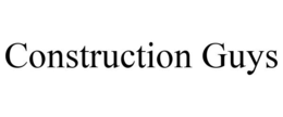 CONSTRUCTION GUYS trademark