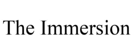 THE IMMERSION trademark