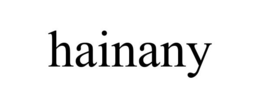 HAINANY trademark