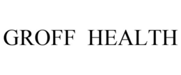 GROFF HEALTH trademark