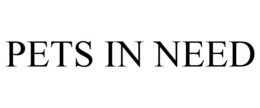 PETS IN NEED trademark
