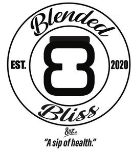BLENDED BLISS, EST. 2020, 8OZ..."A SIP OF HEALTH." trademark