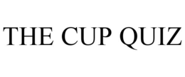 THE CUP QUIZ trademark