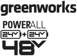 GREENWORKS POWERALL 24V + 24V 48V trademark