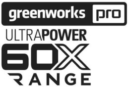 GREENWORKS PRO ULTRAPOWER 60X RANGE trademark