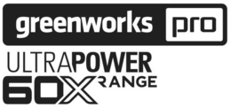 GREENWORKS PRO ULTRAPOWER 60X RANGE trademark