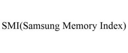 SMI(SAMSUNG MEMORY INDEX) trademark