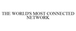 THE WORLD'S MOST CONNECTED NETWORK trademark