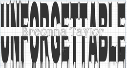 UNFORGETTABLE BREONNA TAYLOR trademark