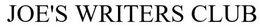 JOE'S WRITERS CLUB trademark