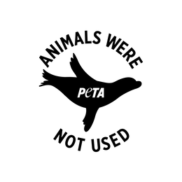 ANIMALS WERE NOT USED PETA trademark