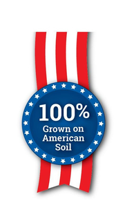 100% GROWN ON AMERICAN SOIL trademark