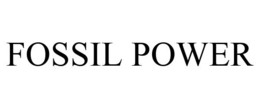 FOSSIL POWER trademark