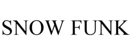 SNOW FUNK trademark
