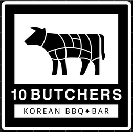 10 BUTCHERS KOREAN BBQ BAR trademark