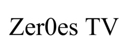 ZER0ES TV trademark
