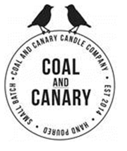 · COAL AND CANARY CANDLE COMPANY · EST 2014 · HAND POURED · SMALL BATCH COAL AND CANARY trademark