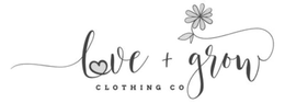 LOVE + GROW CLOTHING CO trademark