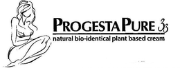 PROGESTAPURE 33 NATURAL BIO-IDENTICAL PLANT BASED CREAM trademark