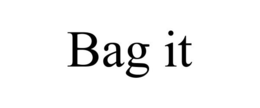 BAG IT trademark